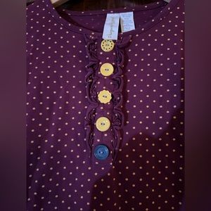 Adorable fall long sleeve shirt Matilda Jane size 12